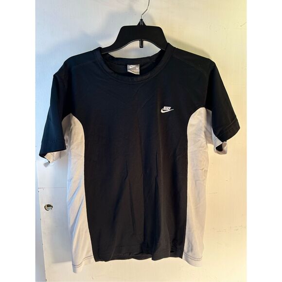Nike men’s m shirt black white rn#56323 workout active - Picture 1 of 8